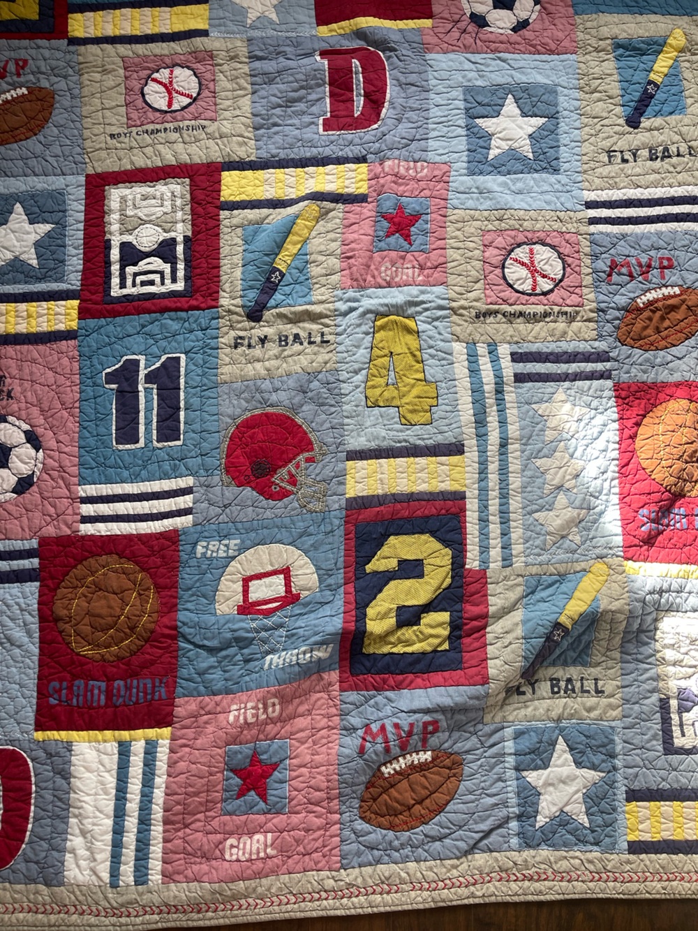Pottery Barn Kids Sports Quilt